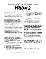 Preview for 44 page of White Outdoor LT 165 Operator'S Manual