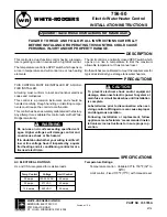 Preview for 1 page of White Rodgers 756-50 Installation Instructions Manual