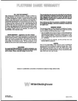 Preview for 16 page of White-Westinghouse KP432K Owner'S Manual