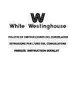 White-Westinghouse WCV100A Instruction Booklet preview