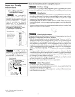 Preview for 2 page of White-Westinghouse WFC1310EW0 Owner'S Manual