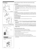 Preview for 3 page of White-Westinghouse WFC1310EW0 Owner'S Manual