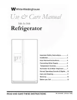 Preview for 17 page of White-Westinghouse WWSS2601KS3 Use & Care Manual