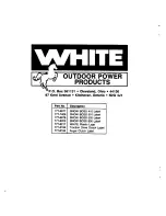 Preview for 32 page of White snow boss 410 Owner'S Manual