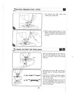 Preview for 24 page of White Style-Maker 3100 Instruction Book