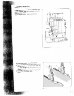 Preview for 22 page of White Superlock 834DW Instruction Book