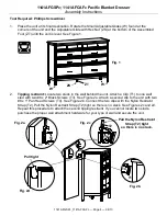 Preview for 4 page of Whittier Wood Furniture 1141AFGSPc Quick Start Manual