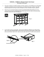 Preview for 5 page of Whittier Wood 1220DAOc Assembly Instructions Manual