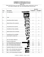 Preview for 2 page of Whittier Wood 1236DUETc Assembly Instructions Manual