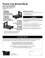 Preview for 1 page of Whittier Wood 1254DAOc Assembly Instructions Manual