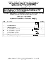 Preview for 2 page of Whittier Wood 1254DAOc Assembly Instructions Manual