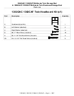 Preview for 4 page of Whittier Wood 1300CAFf Assembly & Instruction Manual