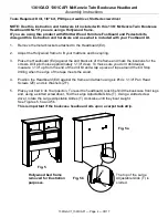 Preview for 4 page of Whittier Wood 1361GACf Assembly Instructions