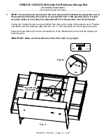 Preview for 12 page of Whittier Wood 1365CAFh Assembly Instructions Manual