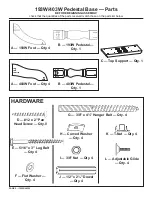 Preview for 2 page of Whittier Wood 193W Assembly Manual