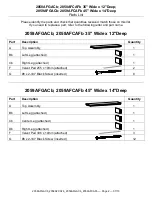 Preview for 2 page of Whittier Wood 2058AFCAFb Assembly Instructions