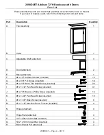 Preview for 2 page of Whittier Wood 2098DUET Assembly Instruction Manual