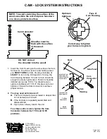 Preview for 9 page of Whittier Wood 2346CAFd Assembly Instructions Manual