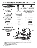 Preview for 2 page of Whittier Wood 2901AFGAC Assembly Instructions