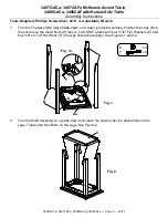 Preview for 3 page of Whittier Wood 3498GACa Assembly Instructions