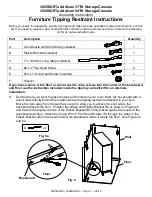 Preview for 7 page of Whittier Wood 3525DUETa Assembly Instructions Manual