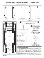 Preview for 2 page of Whittier Wood John Greenleaf 381W Assembly Instructions Manual