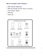 Preview for 4 page of Wi-Gear iMuffs MB220 User Manual