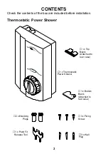 Preview for 3 page of Wickes THERMOSTATIC POWER SHOWER Product Manual