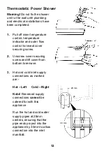 Preview for 12 page of Wickes THERMOSTATIC POWER SHOWER Product Manual