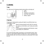 Preview for 21 page of Widex D-m CB User Instructions