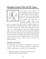 Preview for 20 page of Widex SV-CIC User Instructions