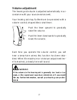 Preview for 17 page of Widex THE MENU SERIES ME-19 User Instructions