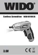 Wido WD040110036 Manual preview