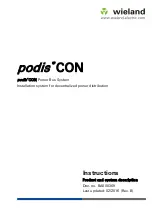 Wieland podis CON Instructions Manual preview