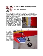 Preview for 19 page of Wild Hare R/C Edge 540T Assembly Manual