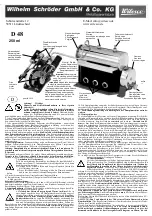 Wilesco D 48 Manual preview