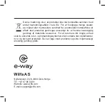 Preview for 116 page of Wilfa e-way E-250 MAX User Manual