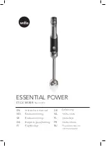 Preview for 1 page of Wilfa ESSENTIAL POWER SM-1000FB Instruction Manual