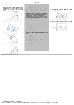 Preview for 2 page of Wilka E203 Instruction Sheet