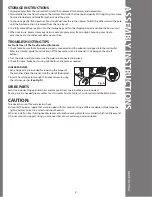 Preview for 2 page of Williams-Sonoma TG90M3649L05 Assembly Instructions