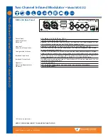 Preview for 2 page of Williams Sound MOD 232 Specifications