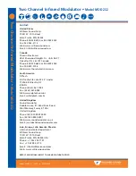 Preview for 4 page of Williams Sound MOD 232 Specifications