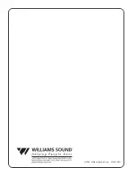 Preview for 20 page of Williams Sound One 2 One TGS 100 Manual And User Manual