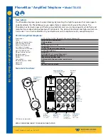 Preview for 1 page of Williams Sound PhoneMax TEL 030 Specification Sheet