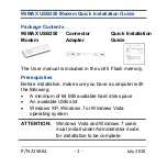 Preview for 1 page of WiMAX USB250 Quick Installation Manual