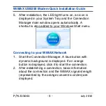 Preview for 3 page of WiMAX USB250 Quick Installation Manual