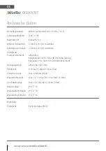 Preview for 4 page of WimTec OCEAN B7 Assembly And Operating Instructions Manual