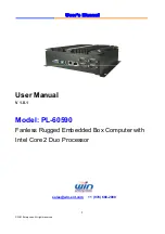 WIN Enterprises PL-60590 User Manual preview