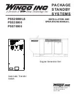 Winco PSS20000LS Installation And Operation Manual preview