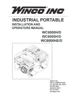 Winco WC5000H/D Installation And Operator'S Manual preview